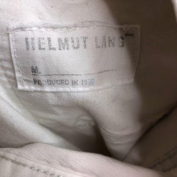 Helmut Lang Masc LoDrainpipe Button Fly Jeans Whit - Picture 12 of 14